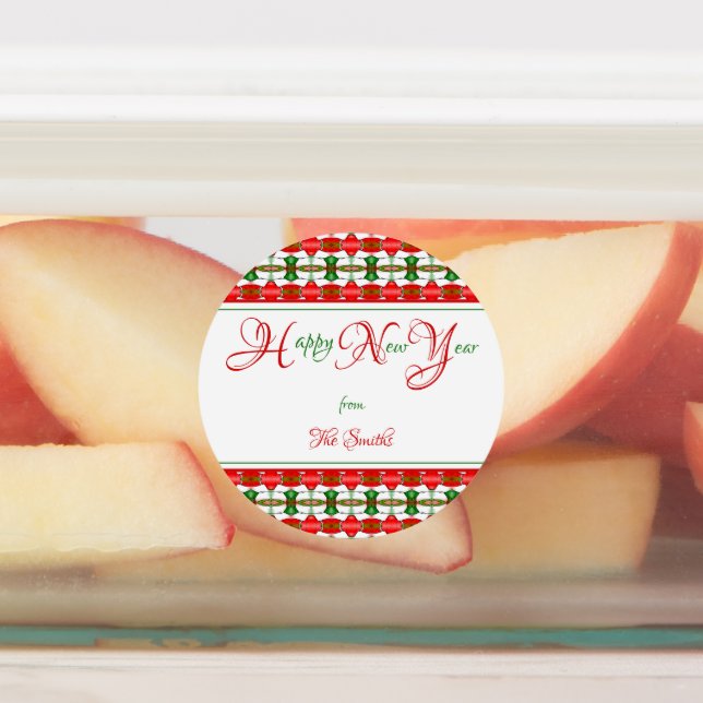 Forest New Year Food Labels (Affixed)