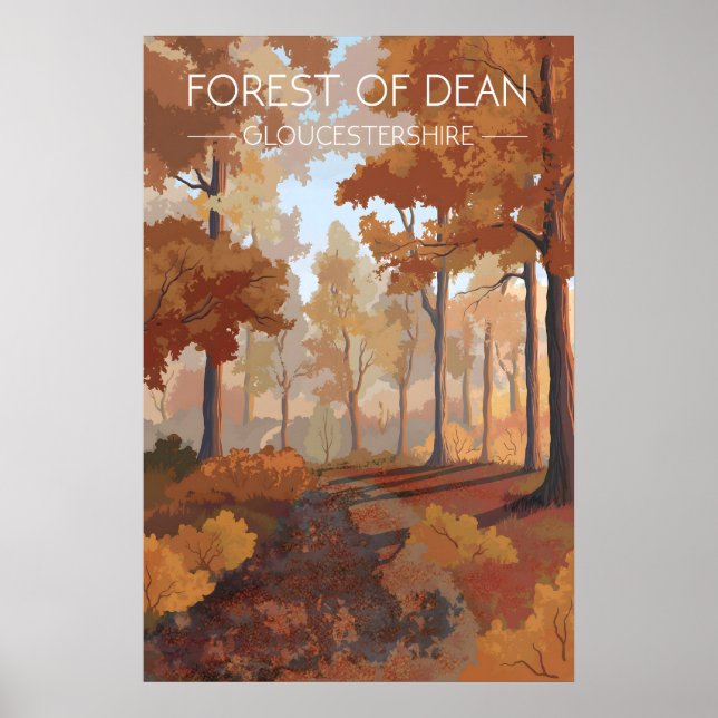 Forest Of Dean Travel Poster (Front)