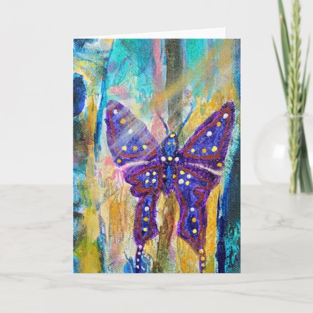 Forest of Life Chrissy's Butterfly Card (Front)