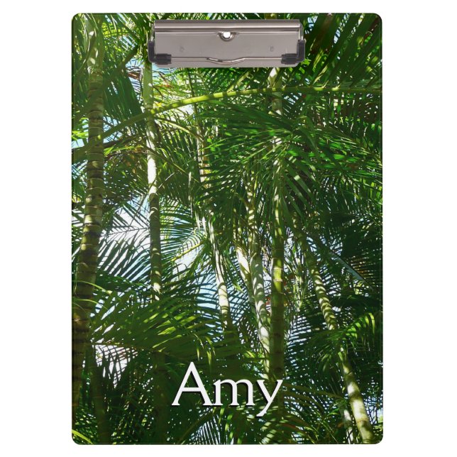 Forest of Palm Trees Tropical Nature Clipboard (Front)