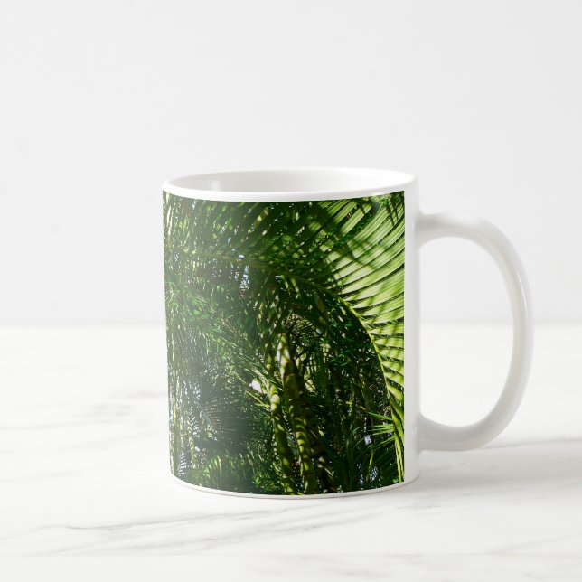 Forest of Palm Trees Tropical Nature Coffee Mug (Right)