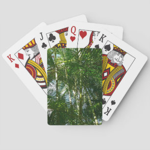 Forest of Palm Trees Tropical Nature Playing Cards