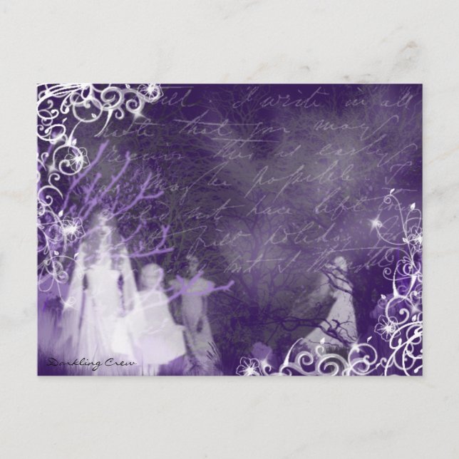Forest Of Souls Art Postcard by Darkling Crew (Front)