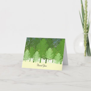 Forest of Trees Thank You Card