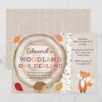 Forest ONEderland Woodland Creatures 1st birthday