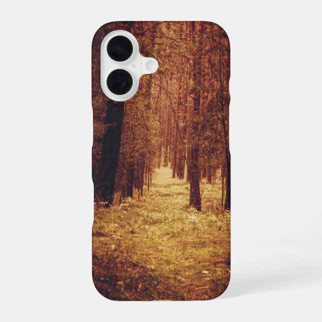 Forest Path... iPhone 16 Case (Back)