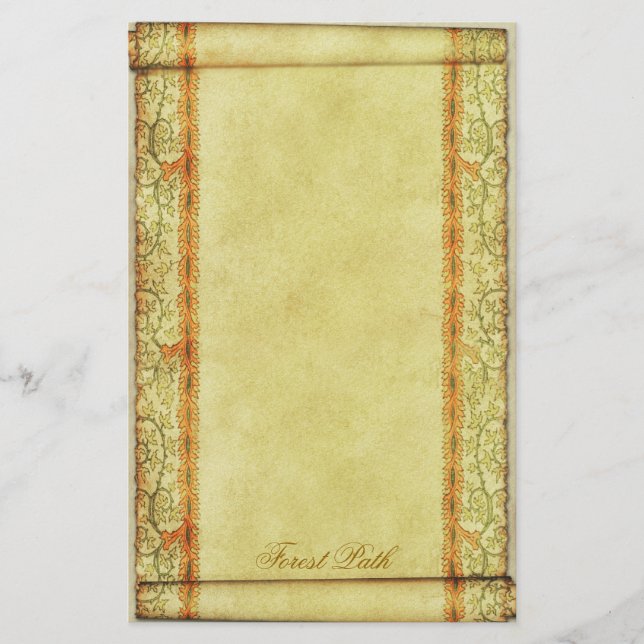 Forest Path - Mediaeval Stationery (Front)