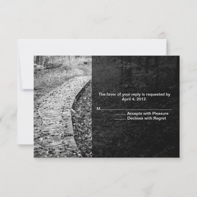 Forest Path Reply Cards (Front)