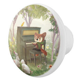 Forest Piano Ceramic Knob