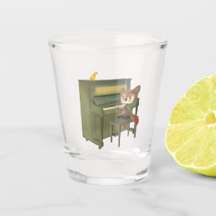 Forest Piano Concert Shot Glass