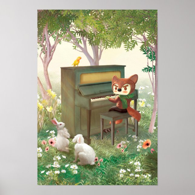 Forest Piano Poster (Front)