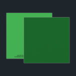 Forest Pine Green Solid Colour Card<br><div class="desc">Greeting Note Card printed with Forest Pine Green Solid Colour graphic art design illustration and select products collection by TheFabricSeal print on demand shop at Zazzle.com #ZazzleMade https://www.zazzle.com/store/thefabricseal TheFabricSeal©️Original. Forest green is a gorgeous, rich, dark hue and earthy shade of green that is often associated with the colour of trees...</div>