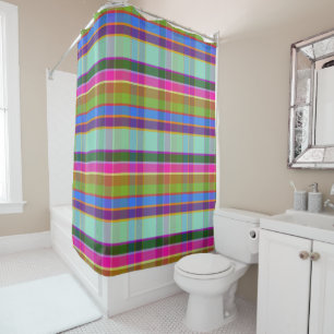 Forest Plaid ASF Shower Curtain