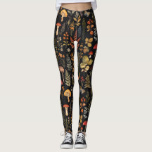 Forest plants leggings