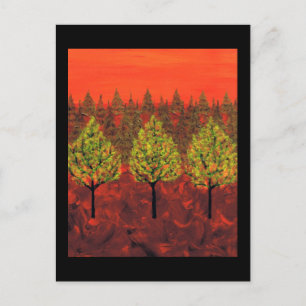 forest postcard