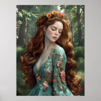 Forest Princess Fantasy Poster – Ren Faire Muse