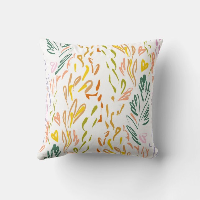 Forest print pillow (Back)