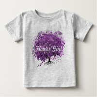 Forest Purple Heart Leaf Tree Wedding