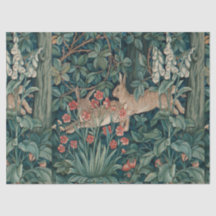 Forest Rabbits Tapestry