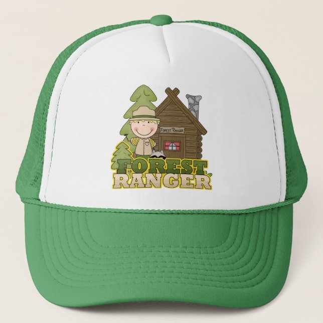 Forest Ranger Boy Tshirts and Gifts Trucker Hat (Front)