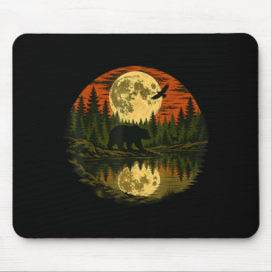 Forest retro nature wildlife outdoor mouse mat