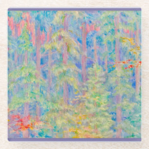 Forest Reverie Glass Coaster