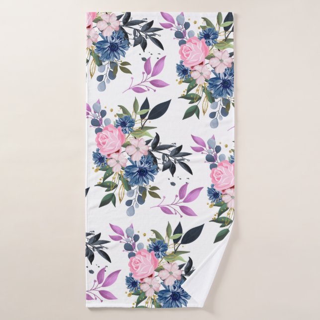 Forest roses bath towel (Bath Towel)