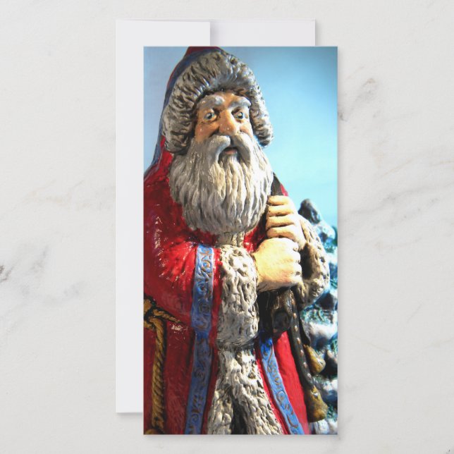 Forest Santa I Holiday Card (Front)