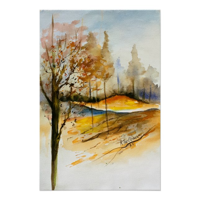 Forest Scene Poster (Front)