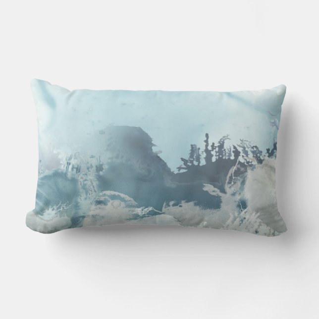 Forest Sea Lumbar Cushion (Front)