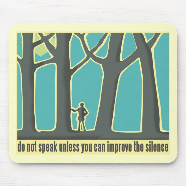 Forest Silence Mouse Mat (Front)