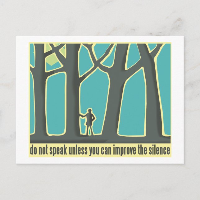 Forest Silence Postcard (Front)