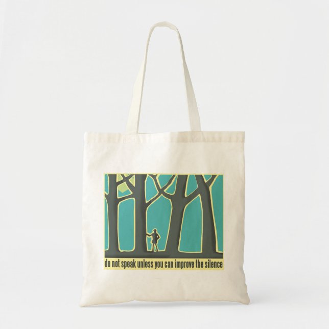 Forest Silence Tote Bag (Front)