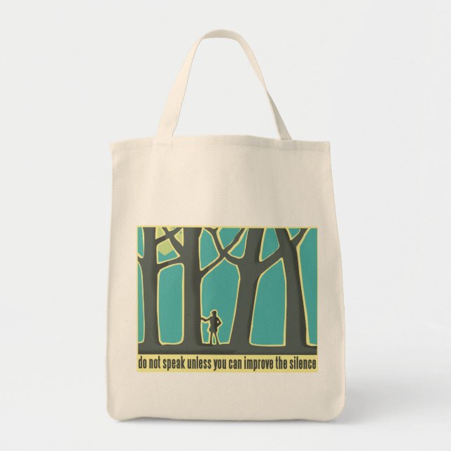 Forest Silence Tote Bag (Front)