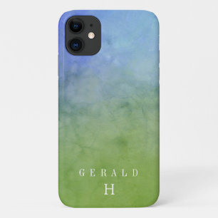 FOREST SKY Watercolor Wash Personalised iPhone 11 Case