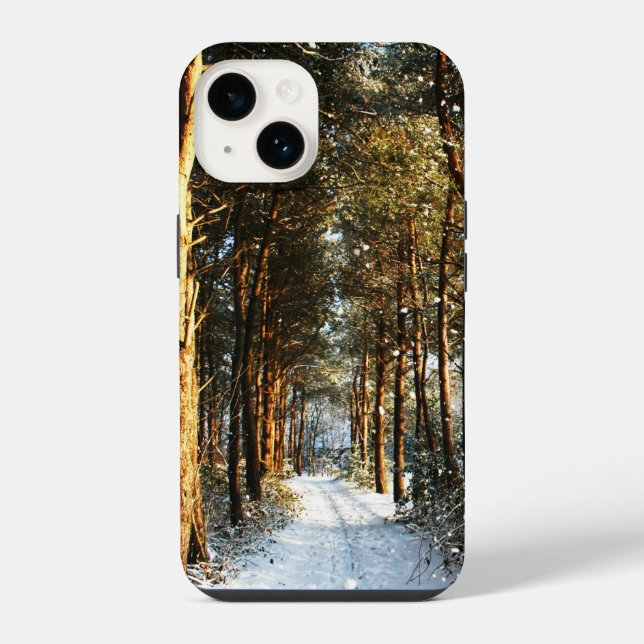 Forest Snow Scene iphcnm iPhone Case (Back)