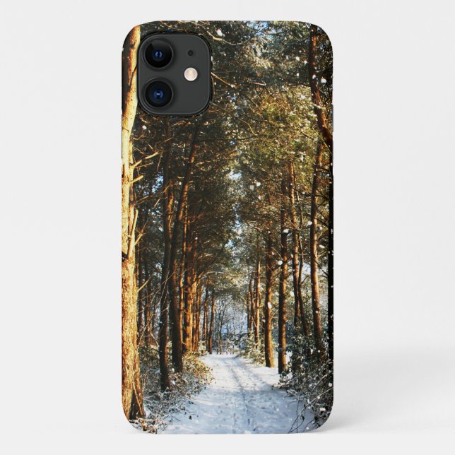 Forest Snow Scene iphm Case-Mate iPhone Case (Back)
