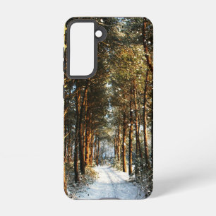 Forest Snow Scene sgcnm Samsung Galaxy Case