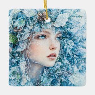 Forest Spirit Ceramic Ornament