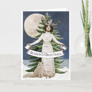 Forest Spirit Season's Greetings Card