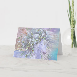 "Forest Spirit: Winter" Blank Holiday Card