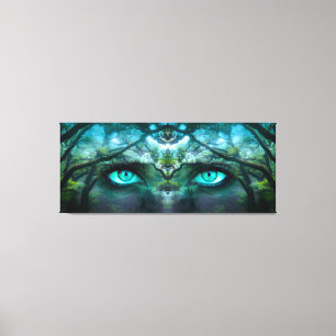 forest spirit wrapped canvas