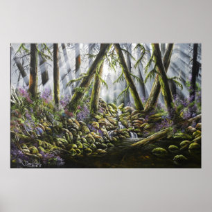 Forest Spirits Print of Oil Painting