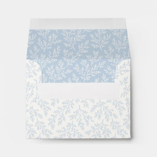 Forest Sprigs Dusty Blue - Neutral Envelope