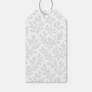 Forest Sprigs Dusty Blue - Neutral Gift Tags