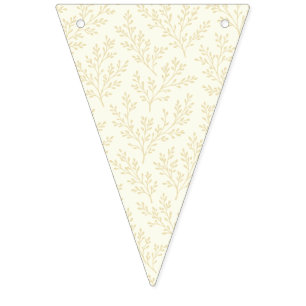 Forest Sprigs Golden Wheat - Neutral Bunting