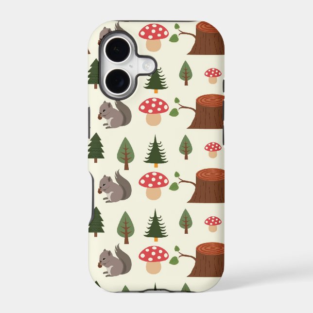 Forest Squirrel Pattern (Back)