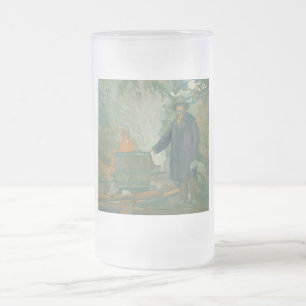 Forest Still Moonshiners White Lightning Liquor Frosted Glass Beer Mug