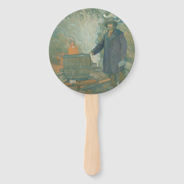 Forest Still Moonshiners White Lightning Liquor Hand Fan (Front)