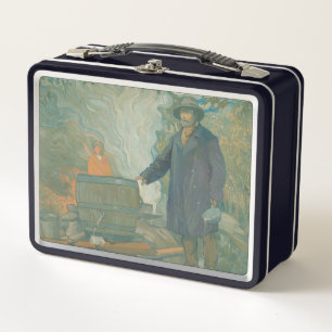 Forest Still Moonshiners White Lightning Liquor Metal Lunch Box